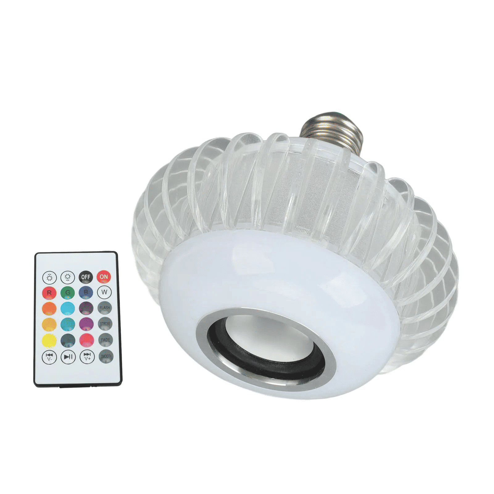 E27 RGB Bluetooth Music LED Light Bulb With Remote Control