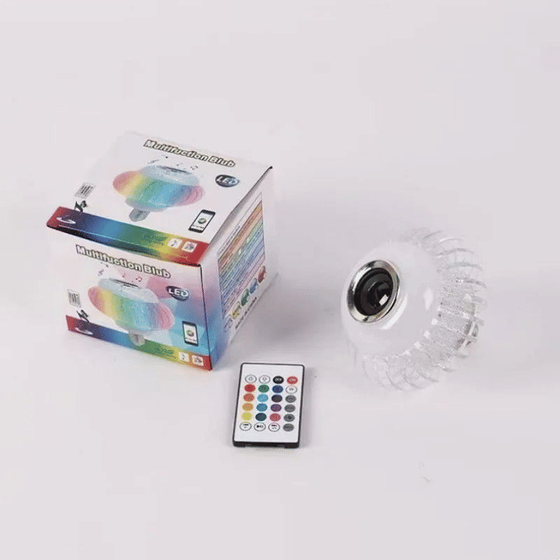 E27 RGB Bluetooth Music LED Light Bulb With Remote Control