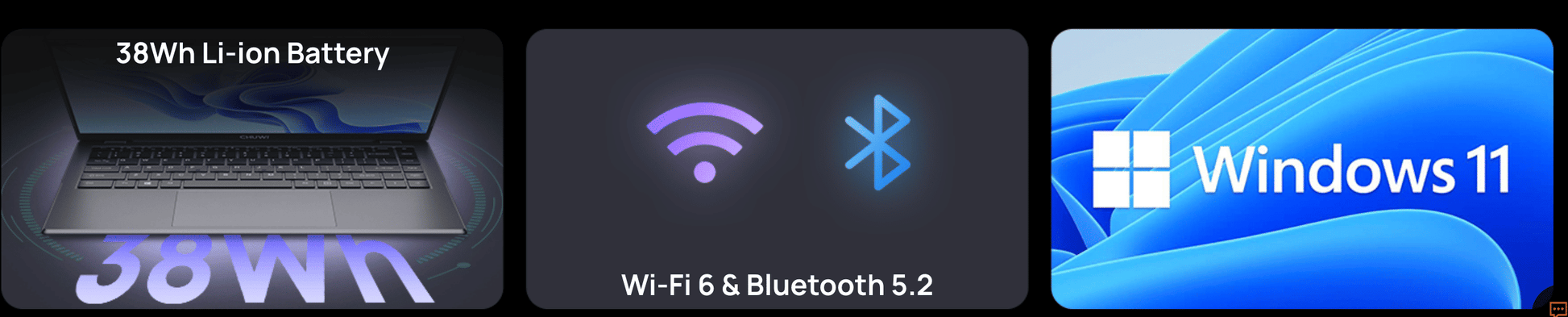 Chuwi GemiBook XPro 14-inch Full HD Ultrabook, Intel N100 16GB 512GB SSD