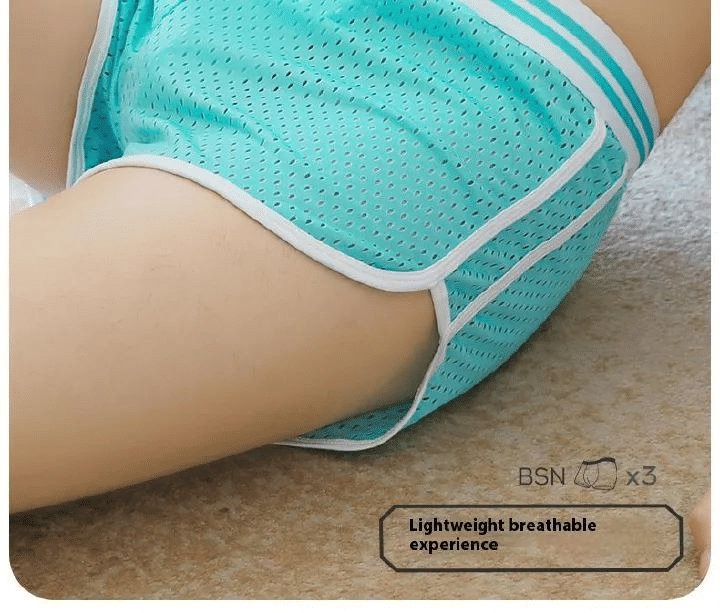 3-Pack Men's Mesh Breathable Boxer Briefs - Soft, Quick-Dry, Comfortable Polyester Fabric