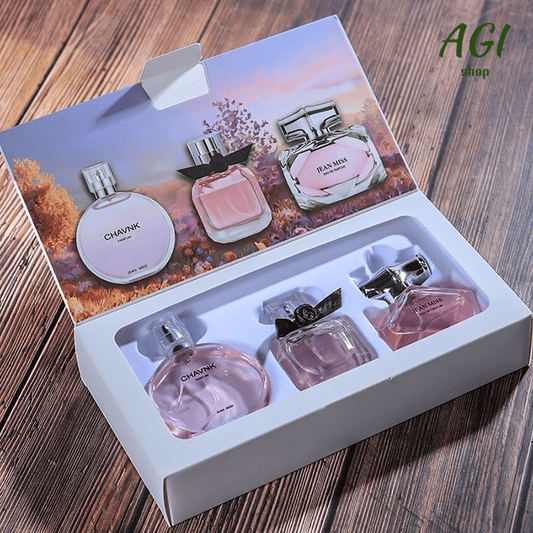 Women's Fragrance Perfume Set 30ml 3-Piece Gift Box