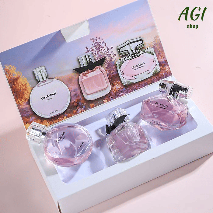Women's Fragrance Perfume Set 30ml 3-Piece Gift Box
