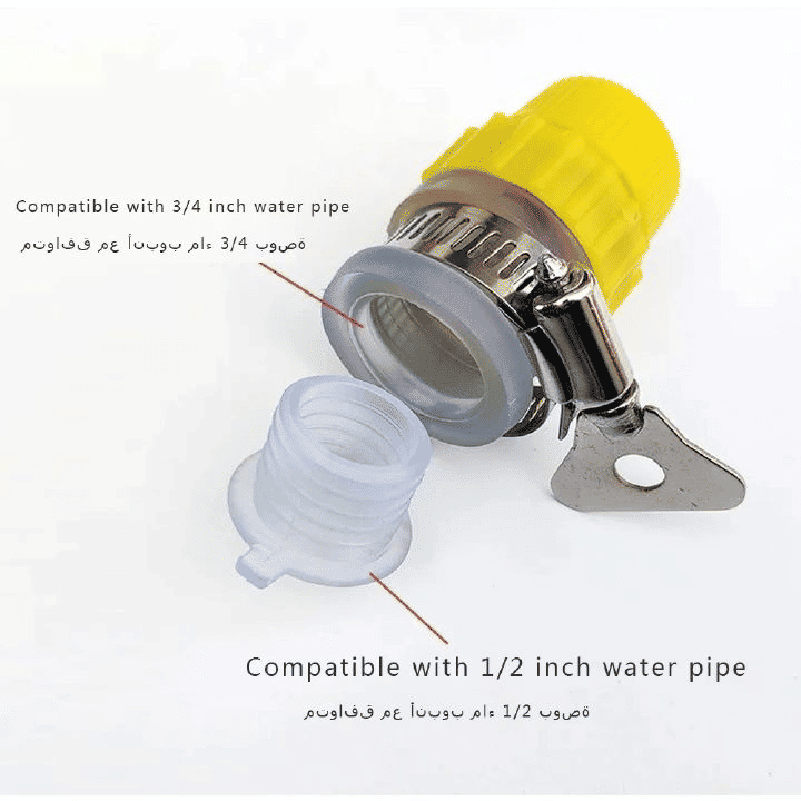 Universal Faucet Hose Pipe Connector 1/2 3/4 Inch Quick Joiner Garden Fitting