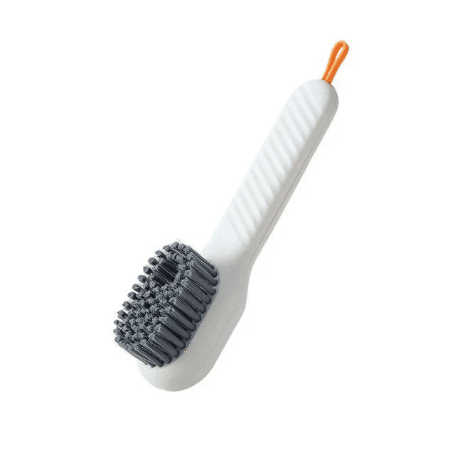 Automatic Liquid Discharge Soft Bristled Long Handle Cleaning Brush for Shoes