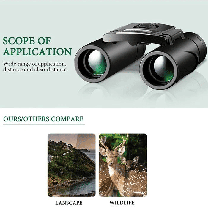700x25 HD Zoom Powerful Long Range BAK4 FMC Folding Binoculars