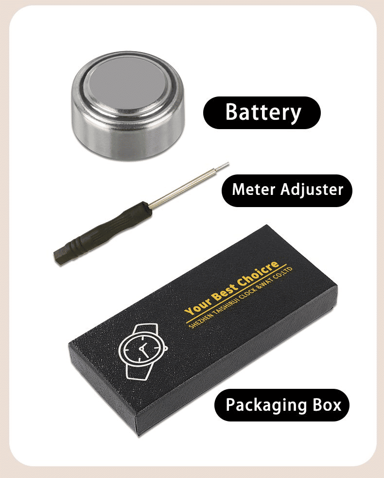 Women's 6-Piece Luxury Rhinestone Watch & Jewelry Set - Rose Gold