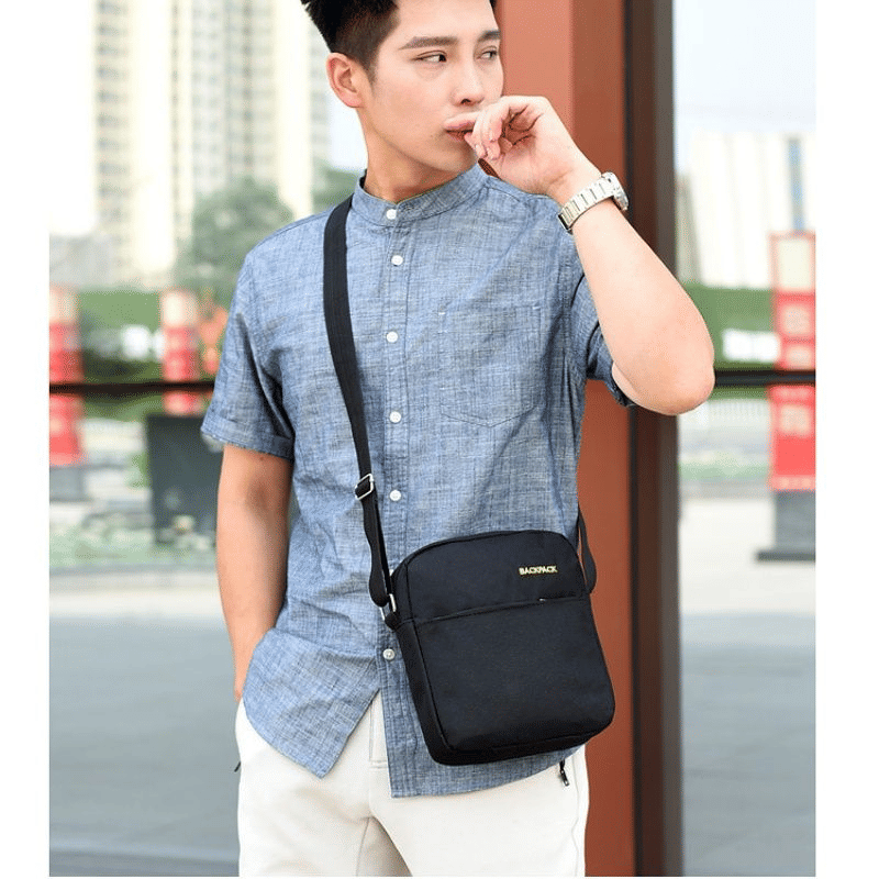 3-Piece Men's Anti-Theft USB Laptop Backpack Set, School Bookbag & Travel Bag