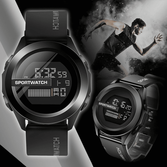 Men's Waterproof Digital Sport Watch with LED Luminous Display