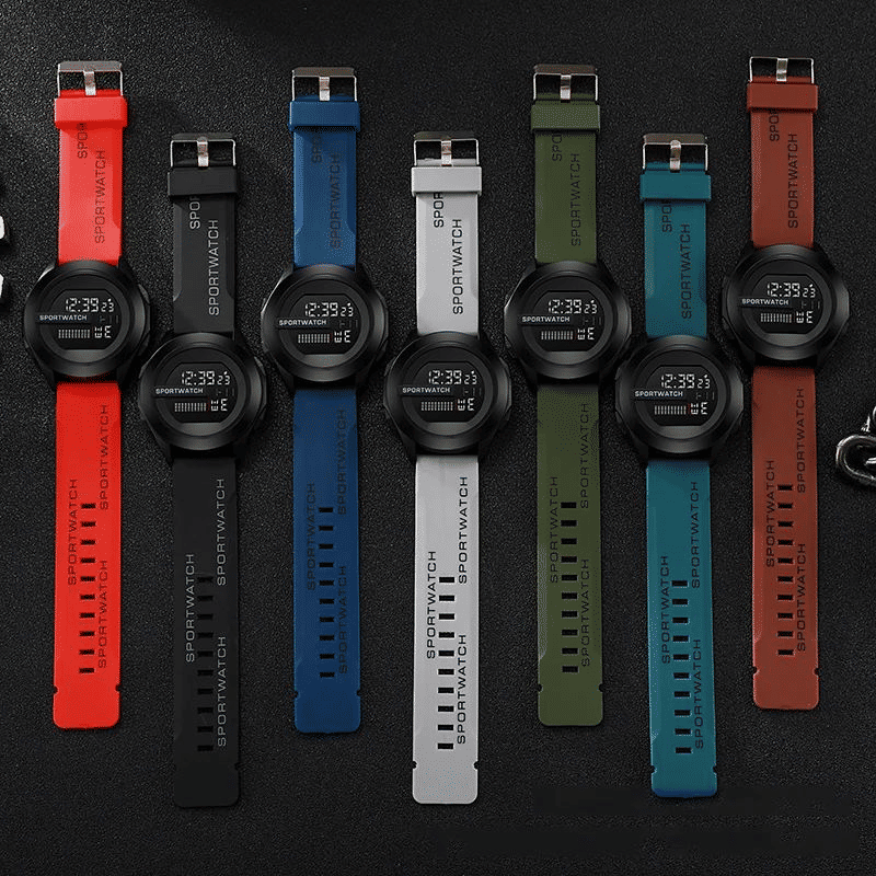Men's Waterproof Digital Sport Watch with LED Luminous Display