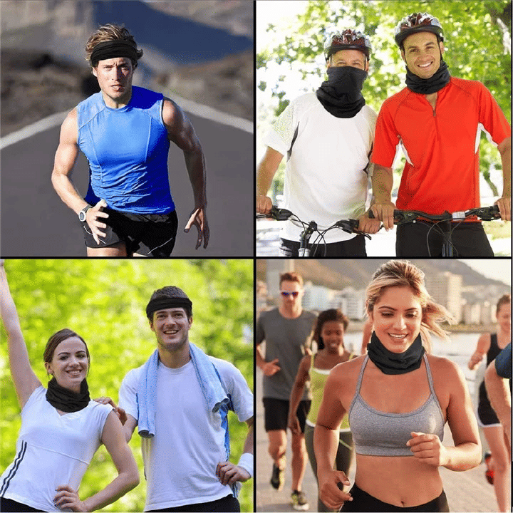 TS Summer Cooling Neck Gaiter UV Protection Breathable Face Cover Scarf