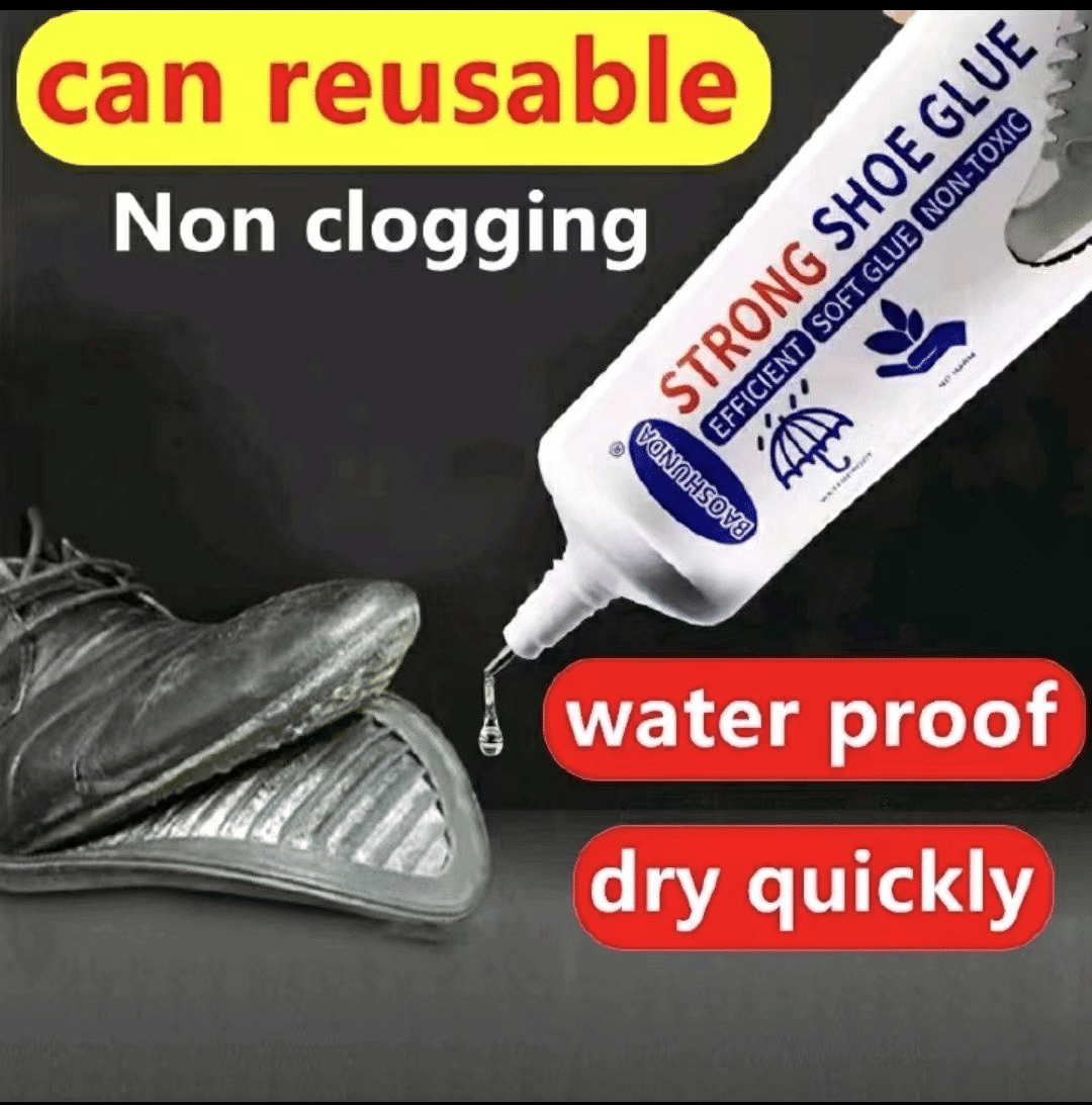 60g Professional Waterproof Quick-Drying Shoe Repair Glue - Universal Instant Adhesive