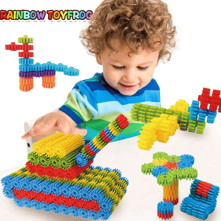 150-Piece Interlocking Gear Building Blocks Set Educational Construction Toy