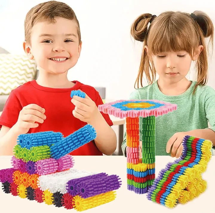 150-Piece Interlocking Gear Building Blocks Set Educational Construction Toy