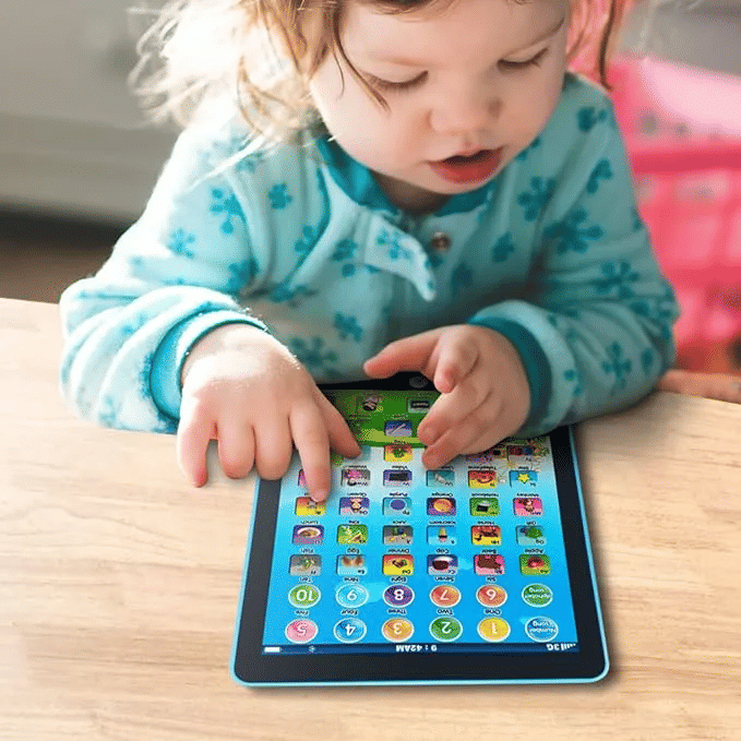 Generic Interactive Electronic Kids Learning Tablet Blue