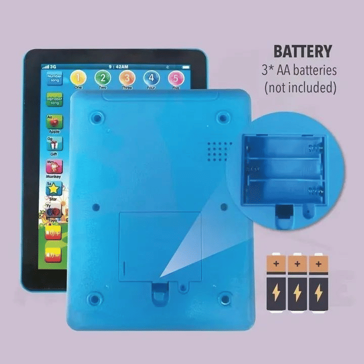 Generic Interactive Electronic Kids Learning Tablet Blue