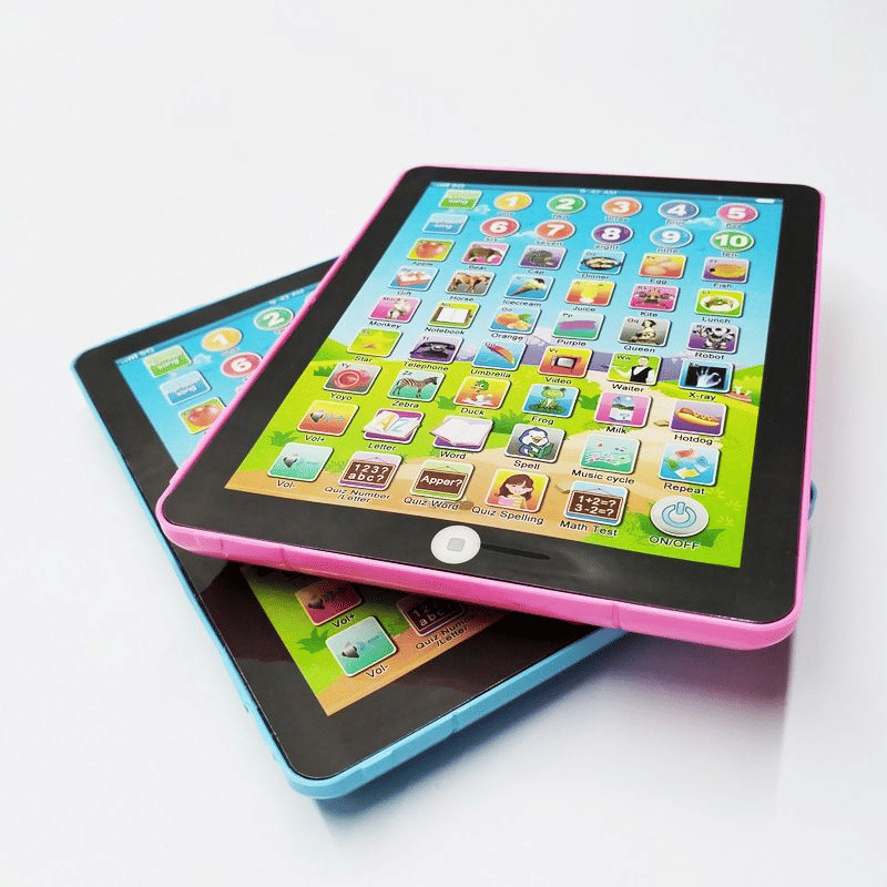 Generic Interactive Electronic Kids Learning Tablet Blue