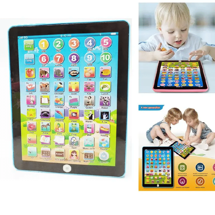 Generic Interactive Electronic Kids Learning Tablet Blue