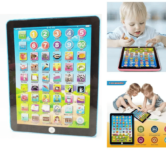 Generic Interactive Electronic Kids Learning Tablet Blue