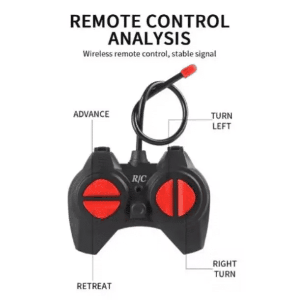 Generic Wireless Remote Controlled Stunt Car Rotating Off-road Toy