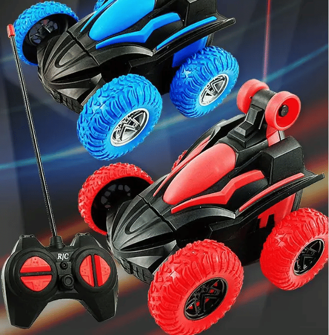 Generic Wireless Remote Controlled Stunt Car Rotating Off-road Toy