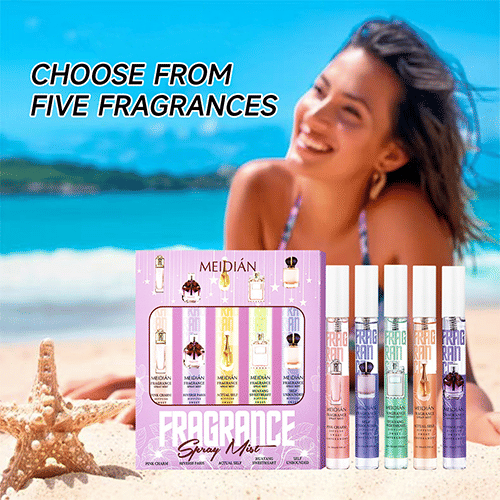Perfume Lady Fragrance Spray Mist 5-Piece Set Floral 50ml