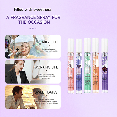 Perfume Lady Fragrance Spray Mist 5-Piece Set Floral 50ml
