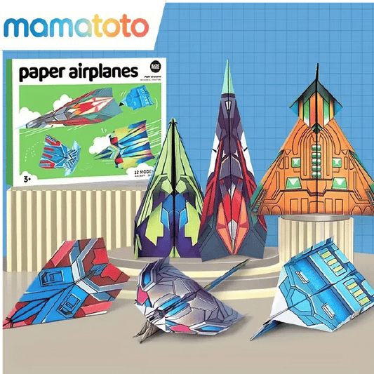 Complete Paper Airplane Folding Kit for Kids Beginners