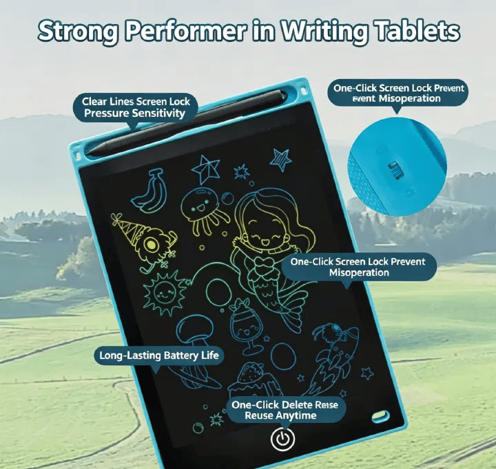 8.5 Inch LCD Writing Tablet Colorful Screen Digital Drawing Pad