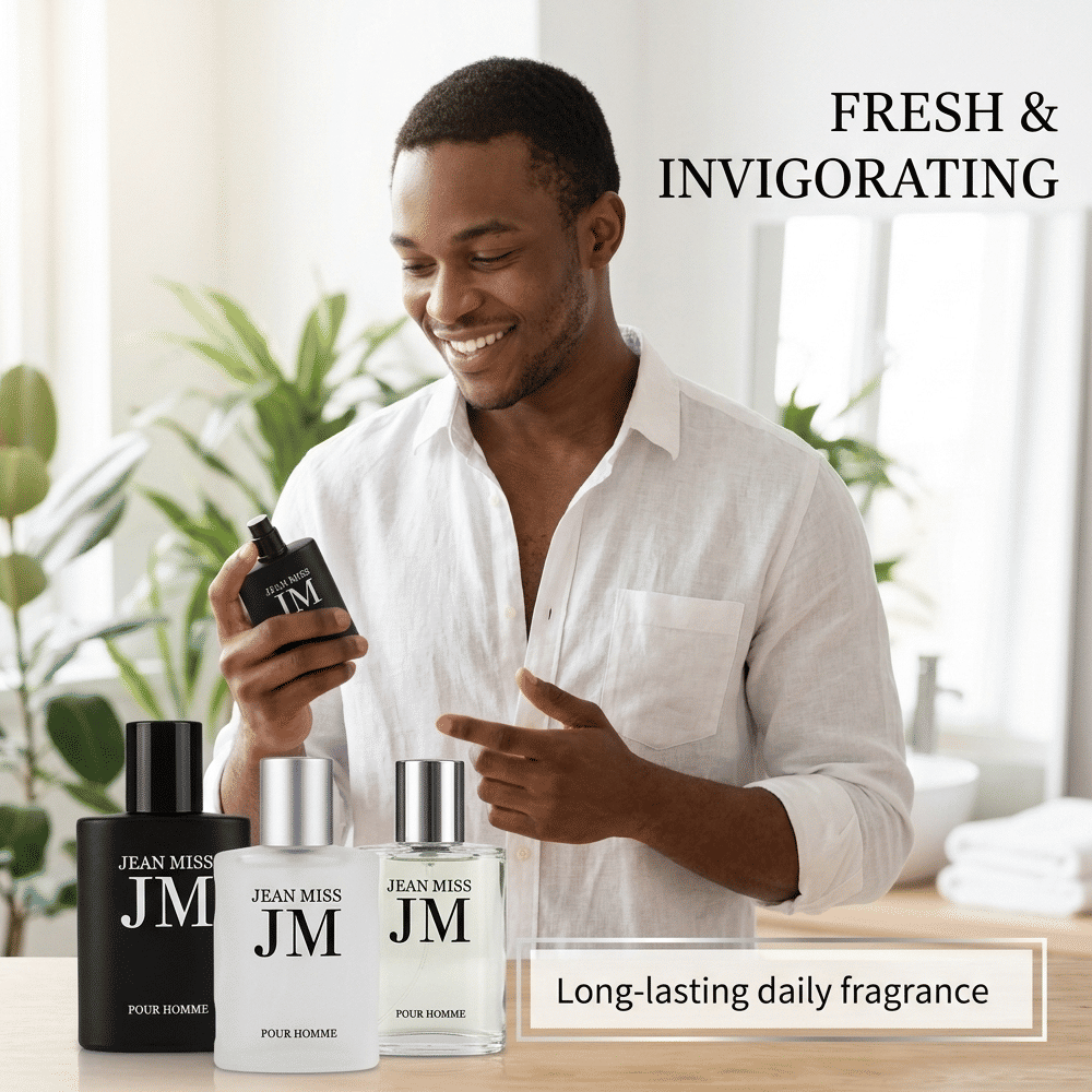 3-in-1 Men's Perfume Set Floral Fruity Fragrance 30ml x 3