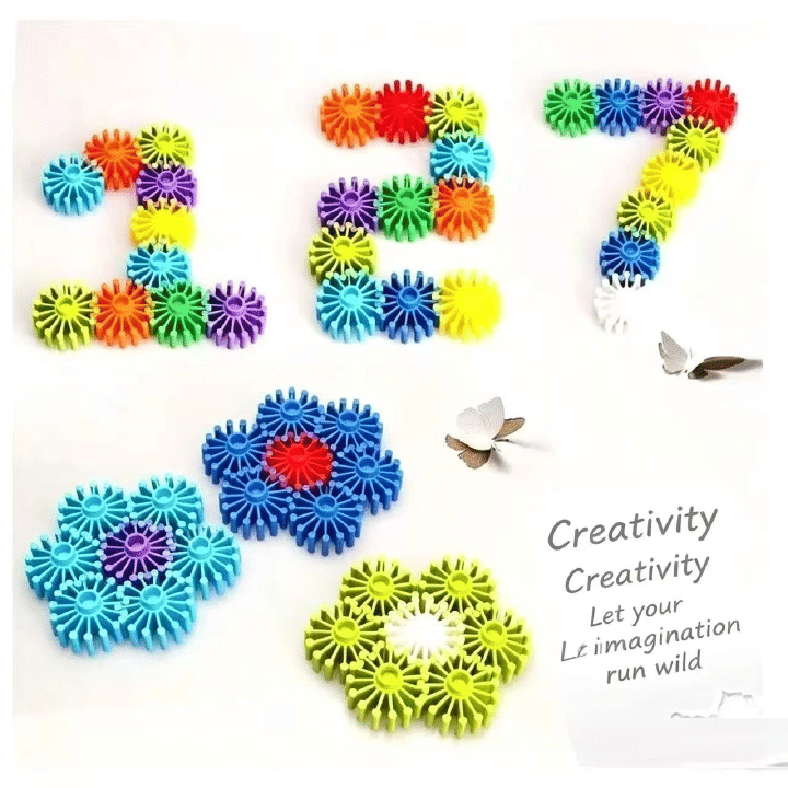 3D Puzzle Building Blocks Educational STEM Stacking Toy for Kids