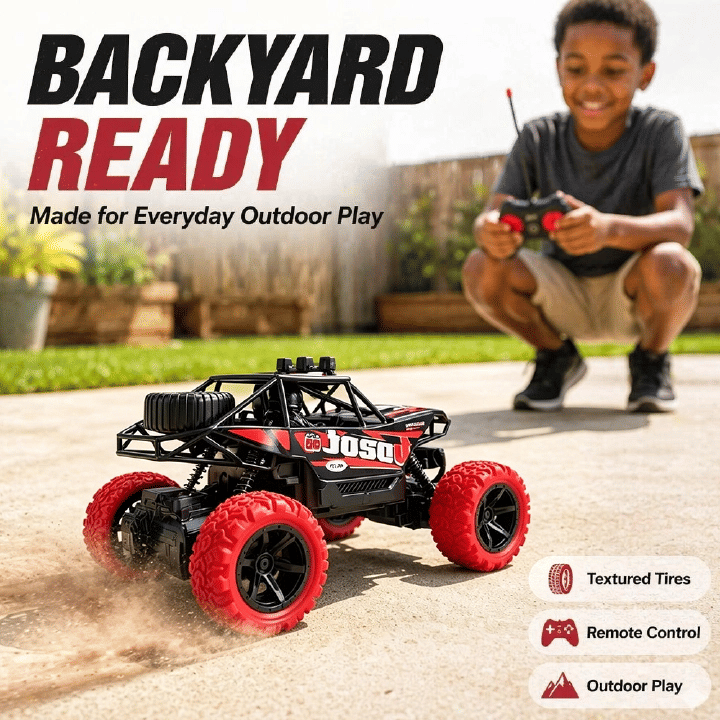 4-Channel RC Off-Road Climbing Car Toy for Kids 8+ Years