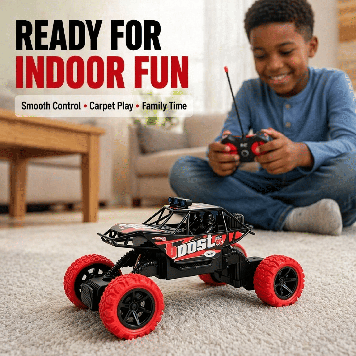 4-Channel RC Off-Road Climbing Car Toy for Kids 8+ Years