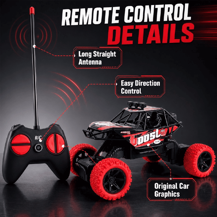 4-Channel RC Off-Road Climbing Car Toy for Kids 8+ Years
