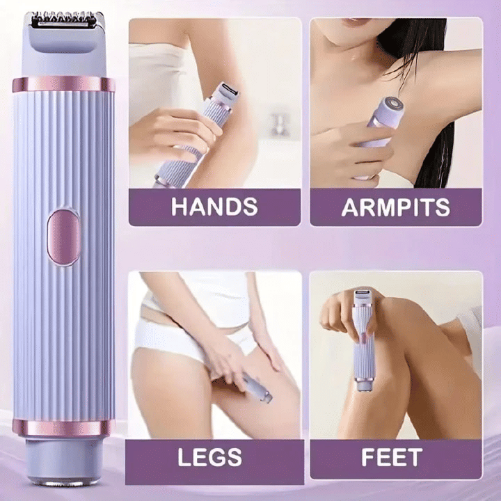 2-in-1 Women's Electric Shaver for Face, Bikini and Body