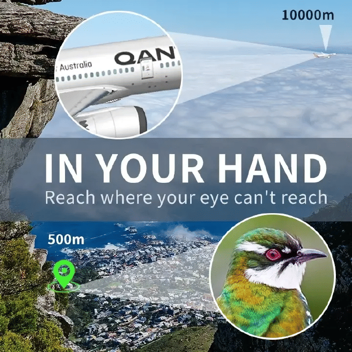 Generic 80x80 10x Magnification Professional HD Binoculars Hunting Telescope