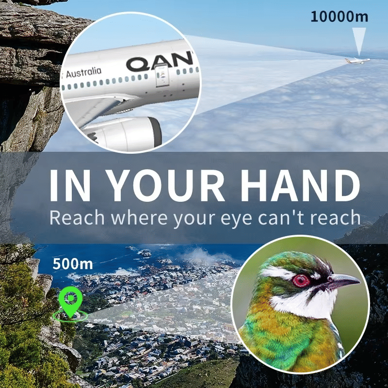 Generic 80x80 10x Magnification Professional HD Binoculars Hunting Telescope