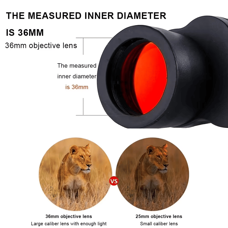 Generic 80x80 10x Magnification Professional HD Binoculars Hunting Telescope