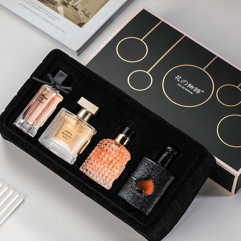 4-Piece Ladies Floral Eau De Parfum Perfume Gift Set