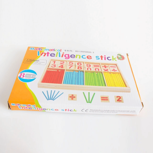 Children's Math Counting Sticks Educational Learning Toy Set