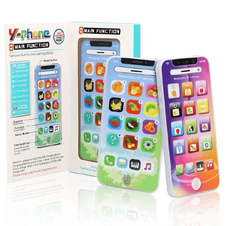 ZY Charm Educational Toy Phone for Kids with Music Lights