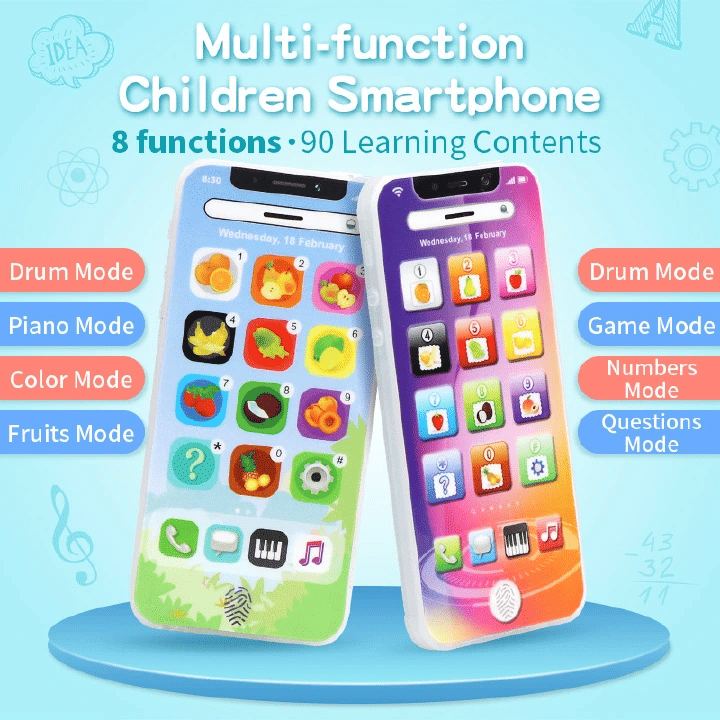 ZY Charm Educational Toy Phone for Kids with Music Lights