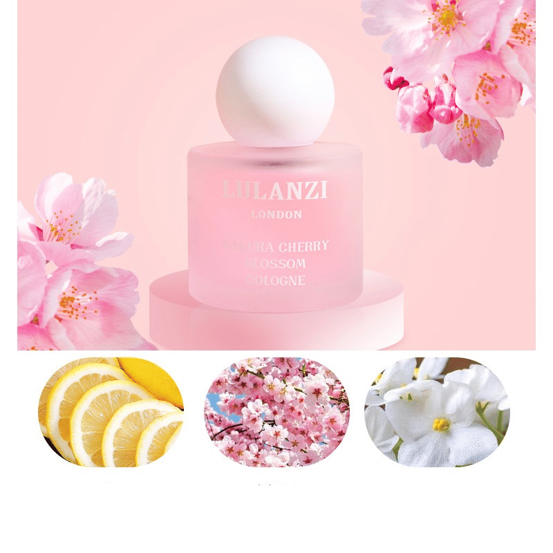 LULANZI Cherry Blossom Women's Perfume Fresh Durable Fragrance
