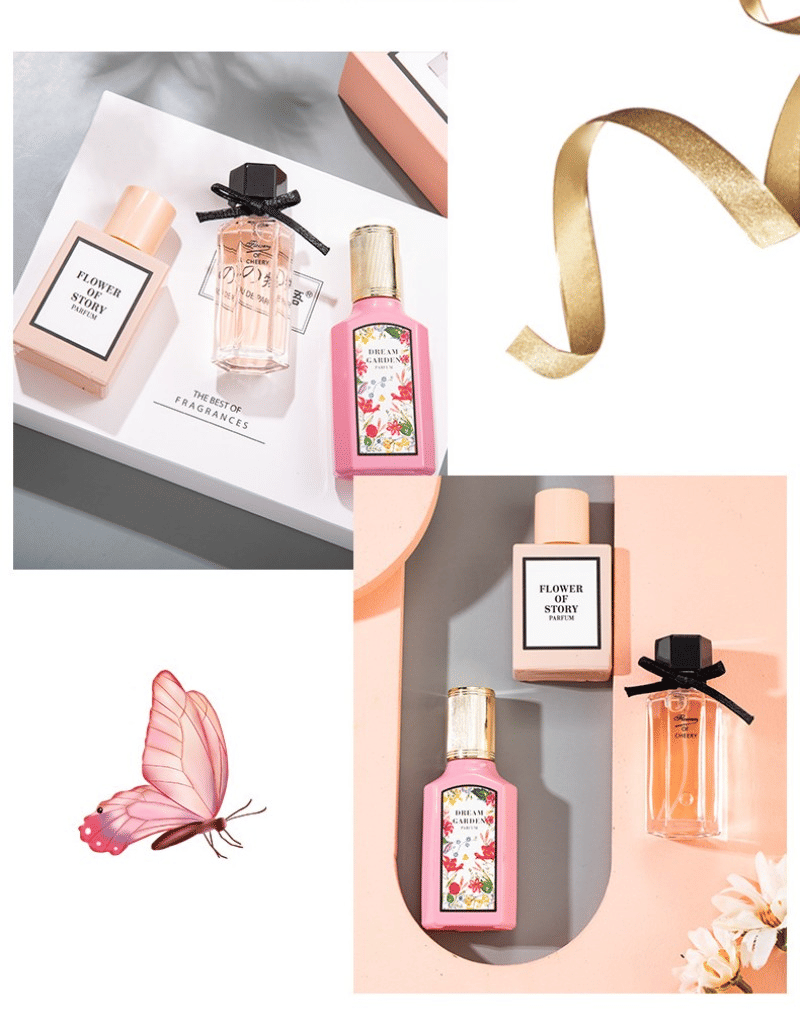 Women's Perfume 25ml Set Fresh and Durable 3-Piece