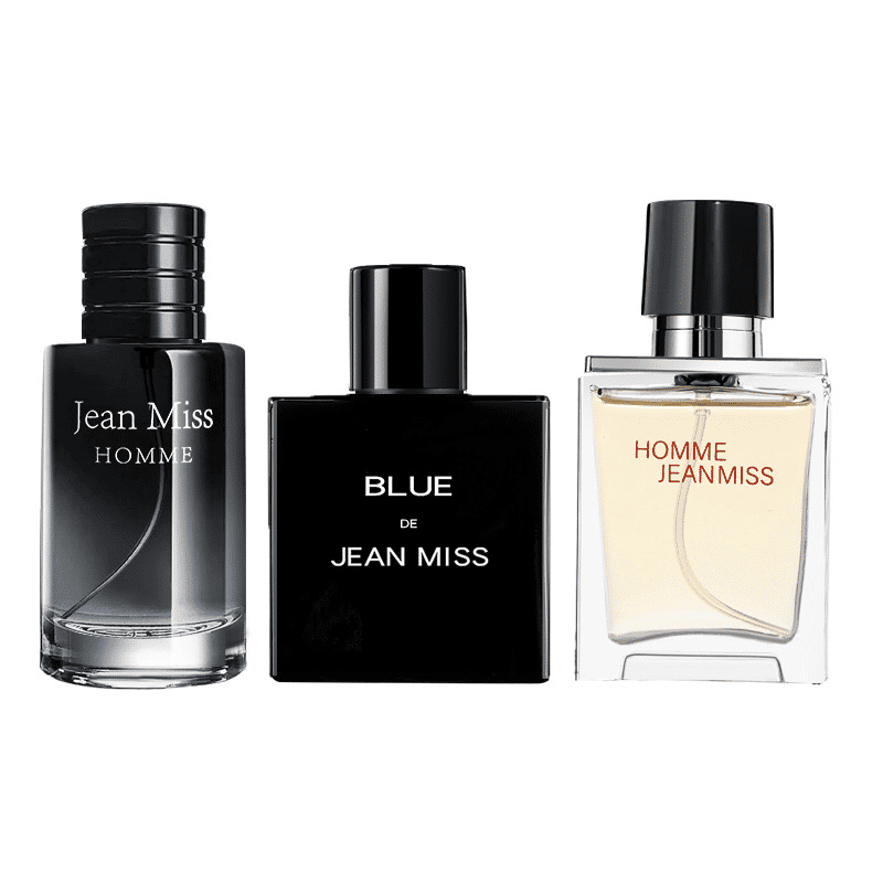 Jean Miss 3-Bottle 30ml Men's Perfume Gift Set Woody Fragrance