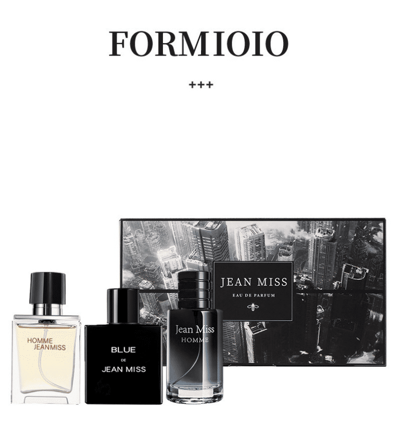 Jean Miss 3-Bottle 30ml Men's Perfume Gift Set Woody Fragrance