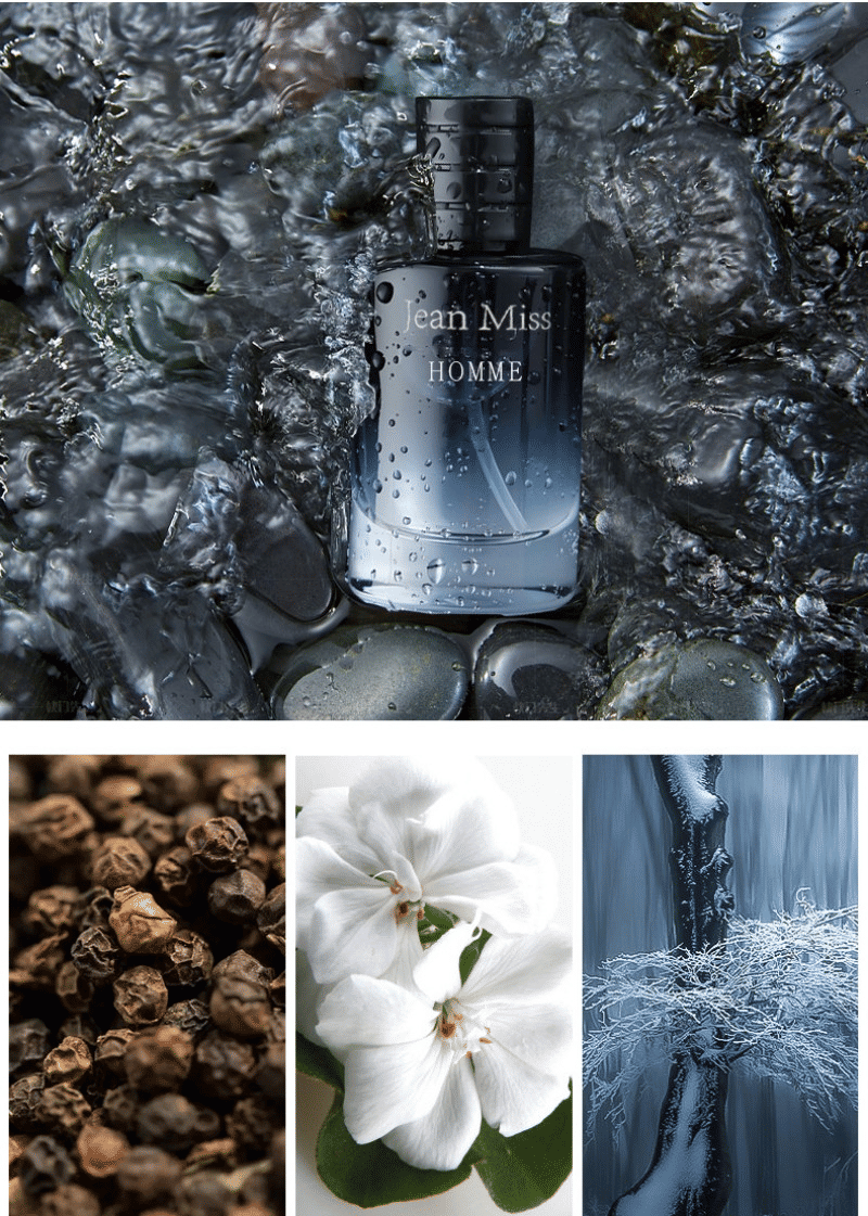 Jean Miss 3-Bottle 30ml Men's Perfume Gift Set Woody Fragrance