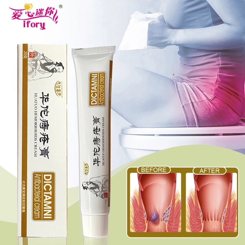 Dictamni Chinese Herbal Hemorrhoid Relief Cream 20g External Treatment