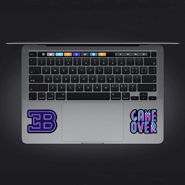 Neon Graffiti Waterproof Stickers 50-Piece Set for Laptop and Car