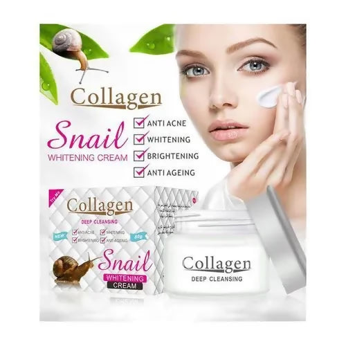 Pei mei Collagen Snail Whitening,Anti-ageing,Anti-acne Cream -80g