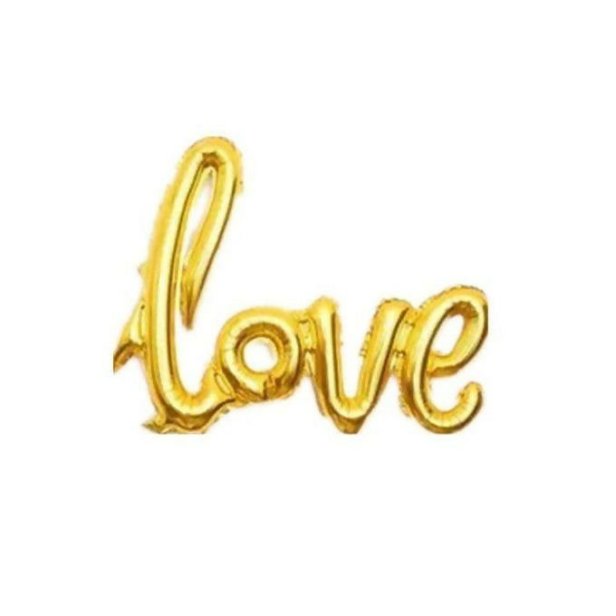 LOVE Letter Foil Balloon